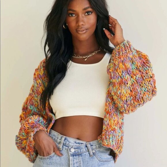 Princess Polly Candy Multicolour Knit Cardigan - Picture 5 of 8